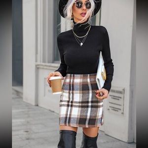 Plaid skirt
